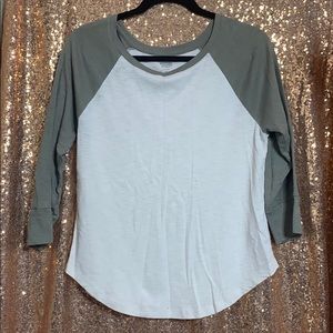 Olive Basebell Tee